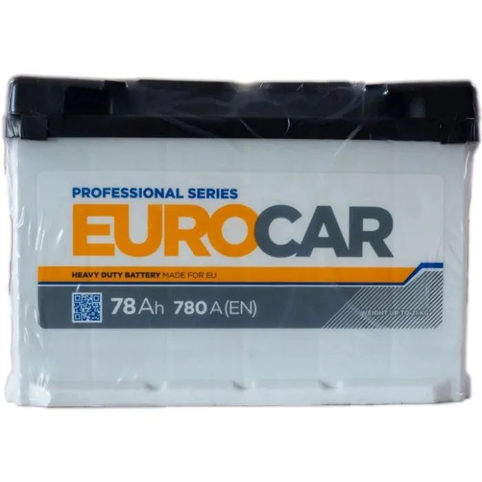 Аккумулятор автомобильный EUROCAR 6СТ-78АЗ (0) (-/+) (L3) 780А 12V