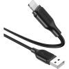 Дата кабель USB 2.0 AM to Lightning 1.0m 2.4A silicone BX42 black BOROFONE (6931474736727) изображение 2