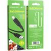 Дата кабель USB 2.0 AM to Lightning 1.0m 2.4A silicone BX42 black BOROFONE (6931474736727) изображение 4