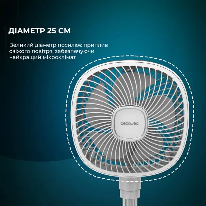 Вентилятор Cecotec EnergySilence 1000 FoldAir Portable (CCTC-08361) изображение 4