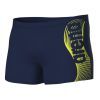 Плавки Arena Wake Swim Short 008069-703 чорний, салатовий 85 (3468337399568)