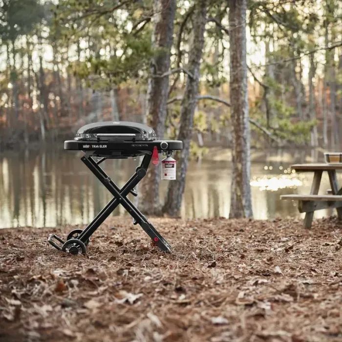 Гриль-барбекю Weber Traveler Compact Portable Black (1500527) изображение 10