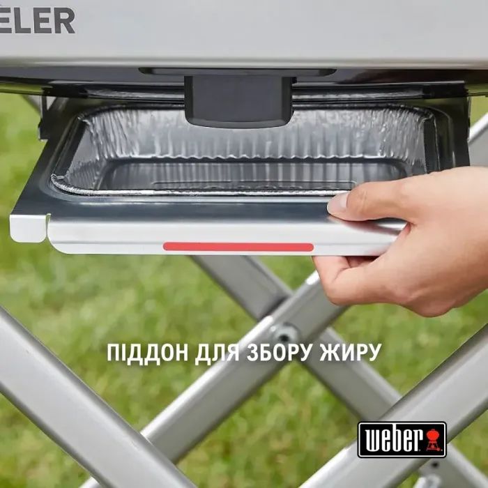 Гриль-барбекю Weber Traveler Compact Portable Black (1500527) изображение 6