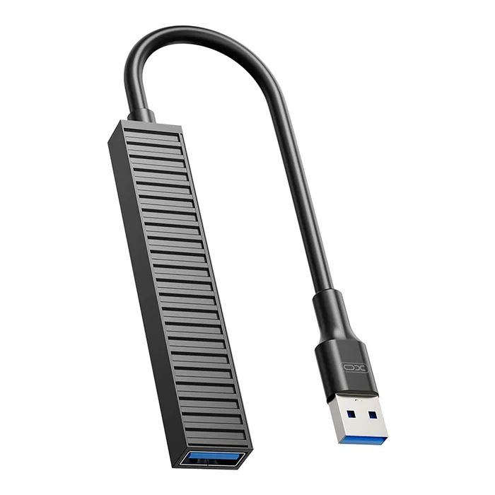 Концентратор XO USB 3.0 4-in-1 порти XO HUB014A.black (HUB014A.black) зображення 2