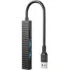 Концентратор XO USB 3.0 4-in-1 порти XO HUB014A.black (HUB014A.black)