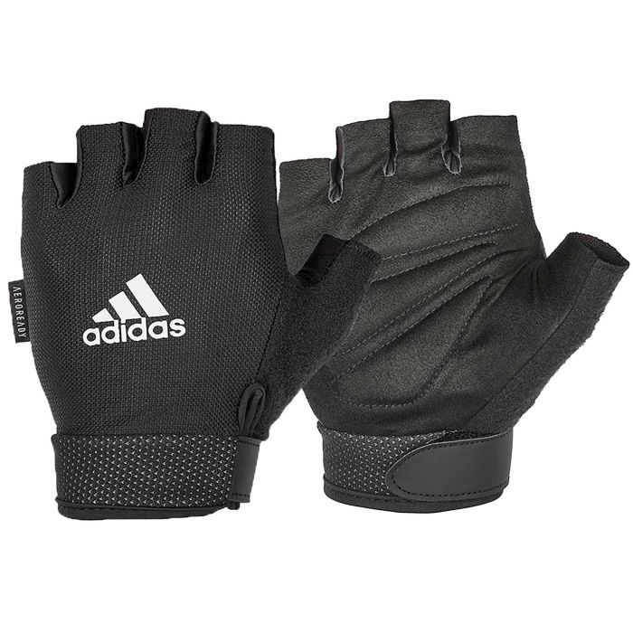 Рукавички для фітнесу Adidas Essential Adjustable Gloves ADGB-12426 чорний XL (885652015004)