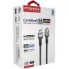 Кабель мультимедийный HDMI to HDMI 3.0m v2.1 grey Promate (primelink8k-300.grey) изображение 2