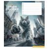 Тетрадь Школярик Gigantic cats 12 листов линия (012-3451L) изображение 4