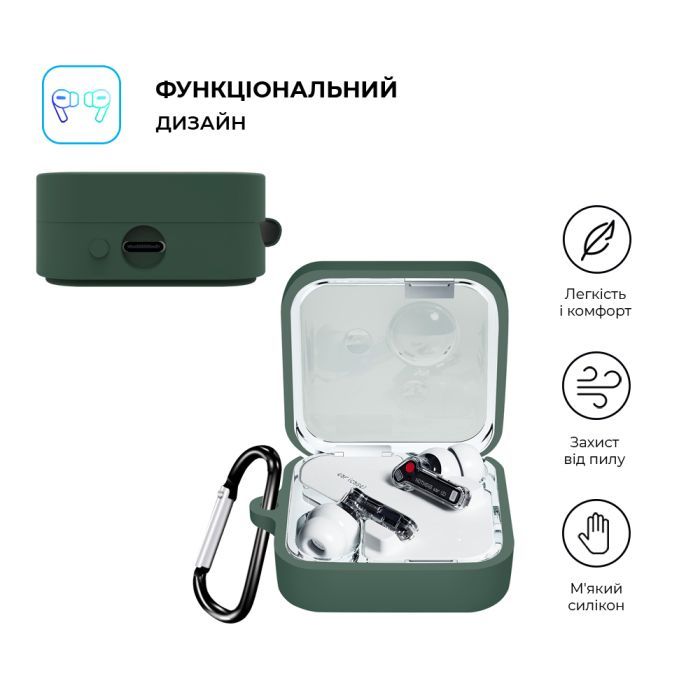 Чехол для наушников Armorstandart Hang Case для Nothing Ear (2) Black (ARM75397) изображение 2