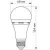 Лампочка TITANUM A68 9W E27 4000K 220V (TL-EMA68-09274) изображение 3