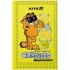 Блокнот Kite А6 Garfield, тверда обкладинка, 80 аркушів, клітинка (GF25-199)