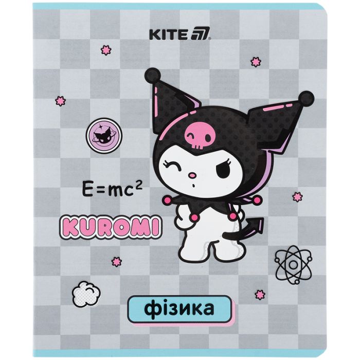 Тетрадь Kite предметная Kuromi 48 листов, клетка, физика (HK25-240-2)