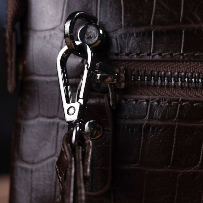 Сумка Canpellini З натуральної шкіри Коричнева (21552) зображення 11