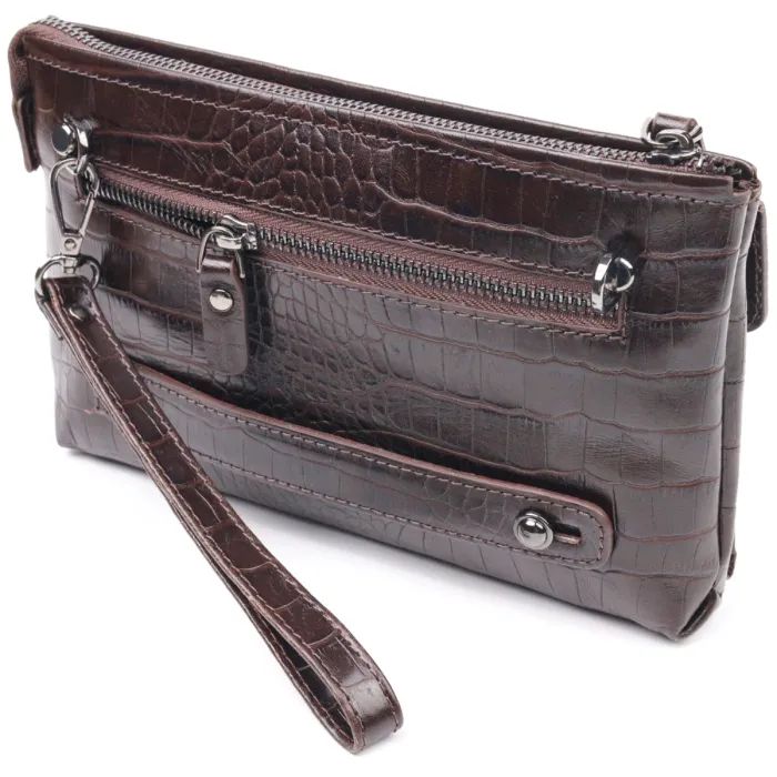 Сумка Canpellini З натуральної шкіри Коричнева (21552) зображення 2