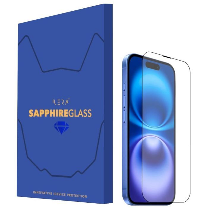 Стекло защитное iLera Sapphire Ultra + Glass iPhone 16 Pro (ILSPDL16PR)