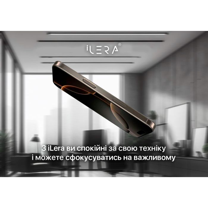 Стекло защитное iLera Sapphire Ultra + Glass iPhone 16 Pro (ILSPDL16PR) изображение 5
