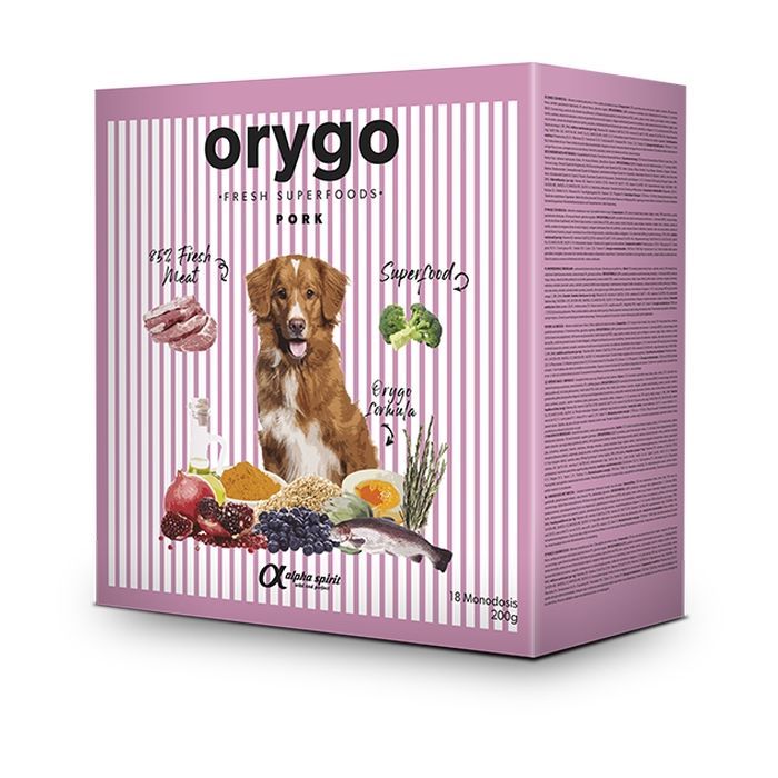 Полувлажный корм для собак Orygo Pork 8 кг (8436586312206)