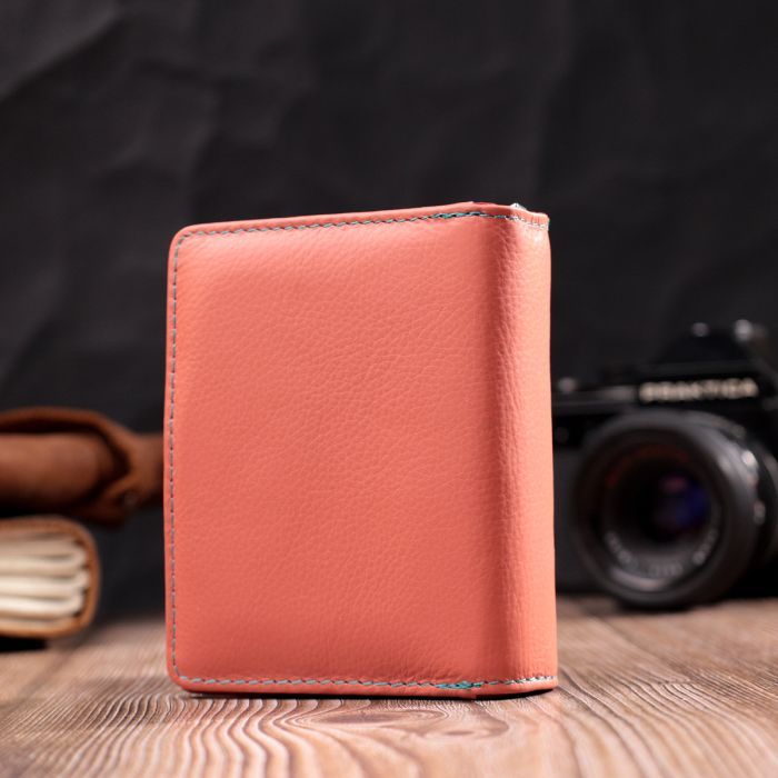 Гаманець ST Leather Шкіряний Помаранчевий (19438) зображення 10