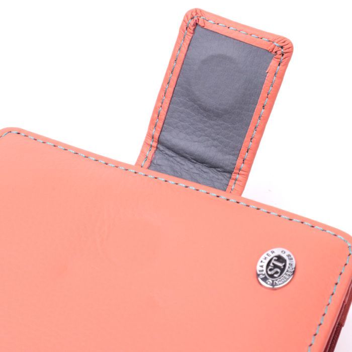 Гаманець ST Leather Шкіряний Помаранчевий (19438) зображення 5