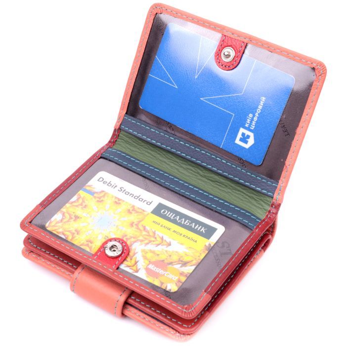 Гаманець ST Leather Шкіряний Помаранчевий (19438) зображення 7