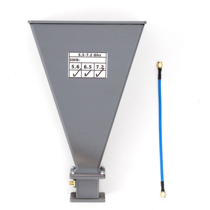 Антена для дрона RavLink Рупор 5.5-7.2 GHz 18 dBi SMA RHCP (RUPOR 5.5-7.2 18DBI) зображення 2