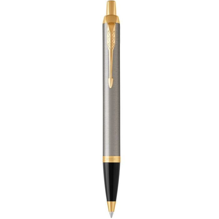 Ручка кулькова Parker IM 17 Brushed Metal GT BP блістер (22 236) зображення 2