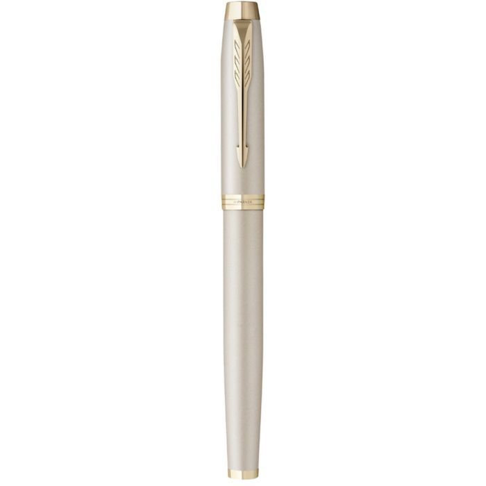 Ручка перьевая Parker IM 17 Professionals Monochrome Champagne  FP F (28 211) изображение 2