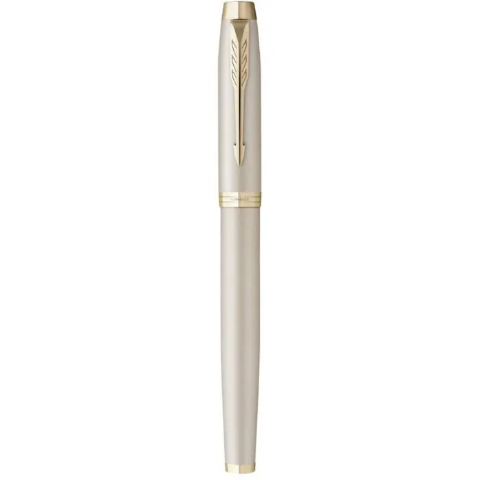 Ручка перьевая Parker IM 17 Professionals Monochrome Champagne  FP F (28 211) изображение 2