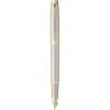 Ручка перьевая Parker IM 17 Professionals Monochrome Champagne  FP F (28 211)