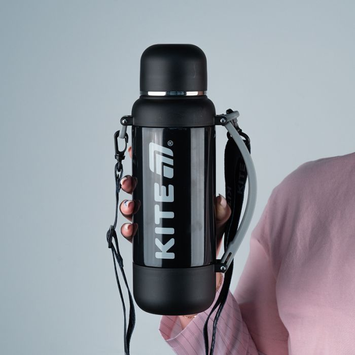 Термос Kite 1200 мл, чорний (K25-1225-1) изображение 7