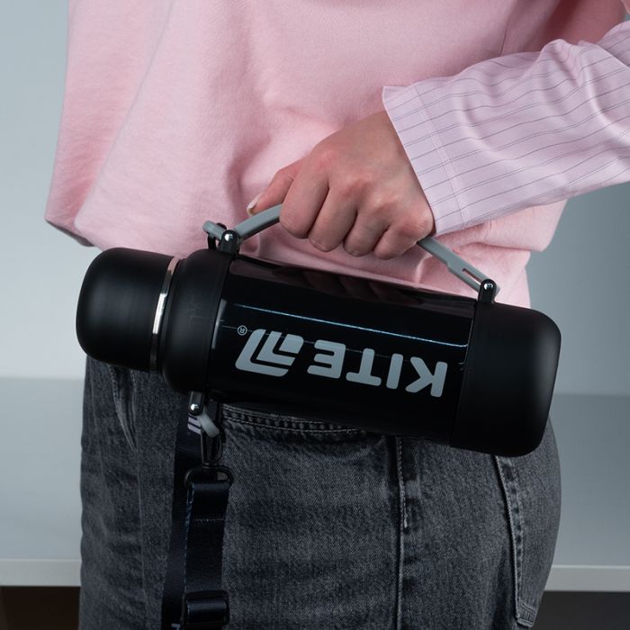 Термос Kite 1200 мл, чорний (K25-1225-1) изображение 8