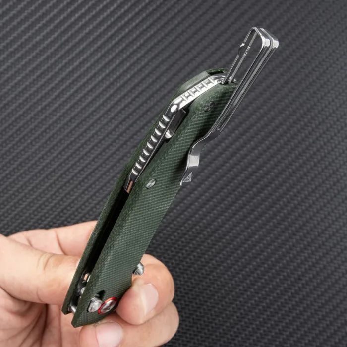 Нож SRM Asika, Sandvik 14C28N, мікарта, чорно-коричневий (411L-MN) изображение 10 Нож SRM Asika, Sandvik 14C28N, мікарта, чорно-коричневий (411L-MN) изображение 10