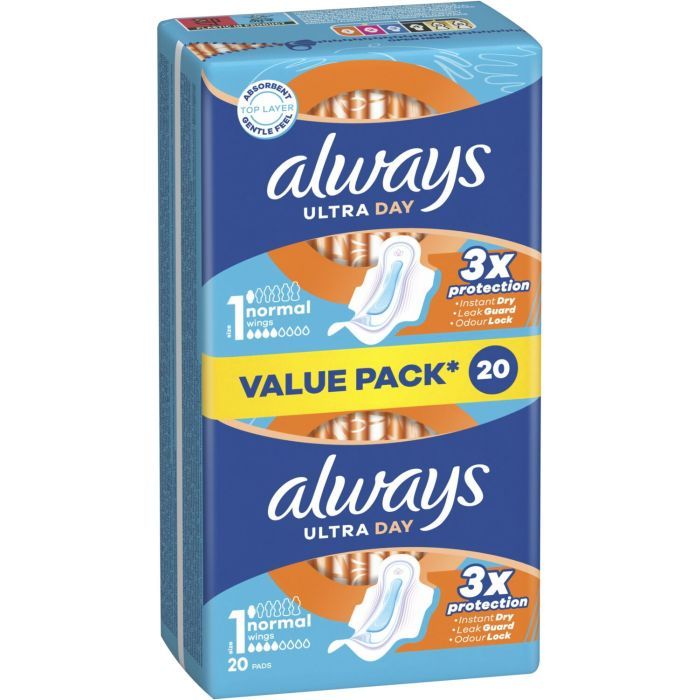 Гигиенические прокладки Always Ultra Day Normal (Размер 1) 20 шт. (8700216171311) изображение 2