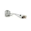 Дата кабель USB 2.0 to Lightning 2.0m 2A magnetic nylon silver Pipo (18169) изображение 5