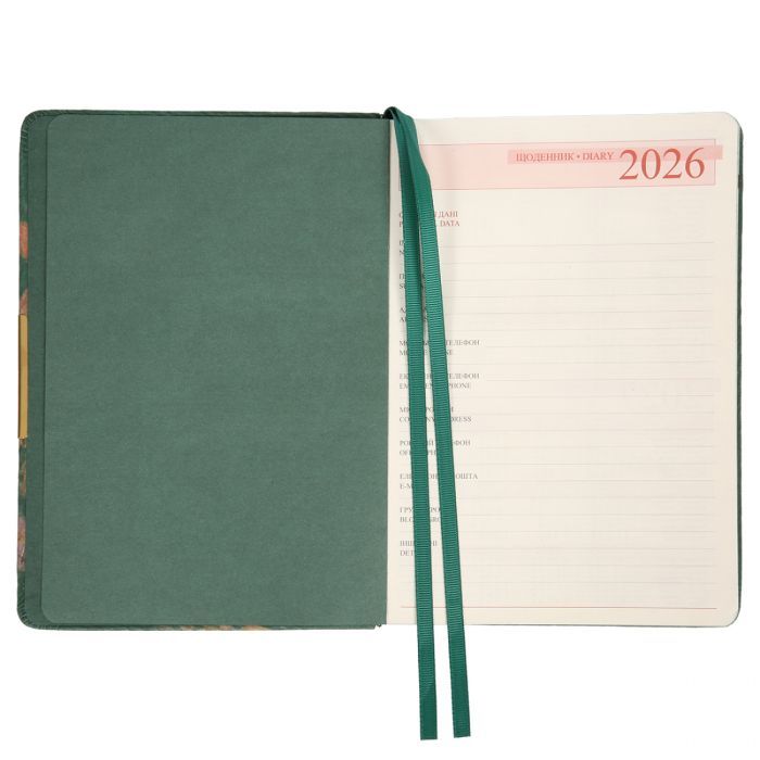 Тижневик Leo planner А5 датований 2026 "Bloom", твердий, 368 сторінок (252683) зображення 5