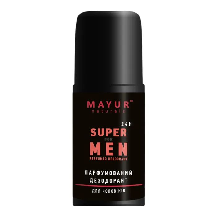 Дезодорант Mayur Super For Men Парфумований для чоловіків 50 мл (4820230954876)