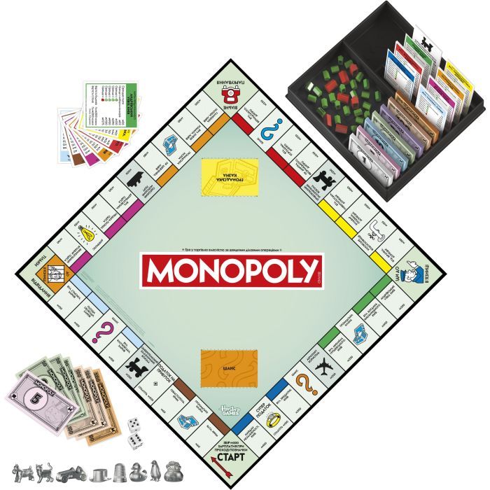 Настольная игра Hasbro Gaming Монополия классическая обновлена (G0009) изображение 3