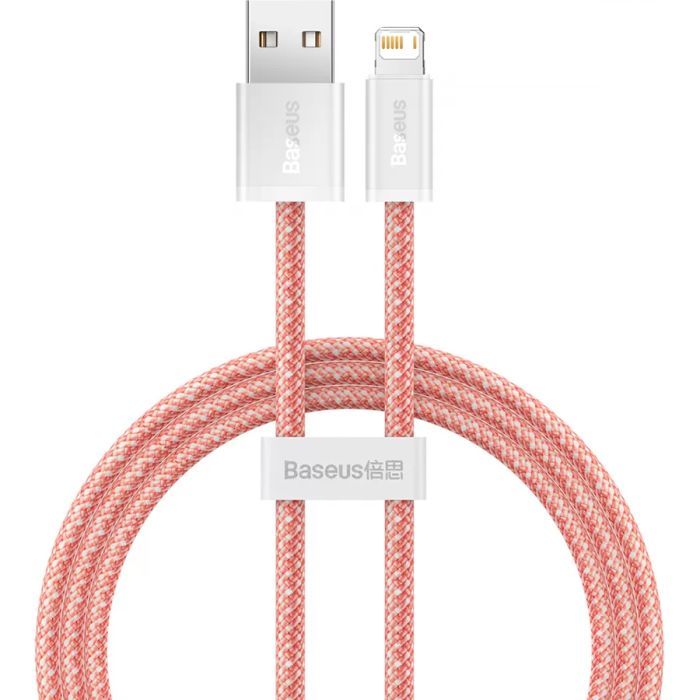 Дата кабель USB 2.0 AM to Lightning 1.0m 2.4A orange Baseus (CALD000407)