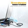 Дата кабель USB 3.0 AM/AM 0.5m 5Gbps black Essager (EXCAA-YTB01) изображение 4