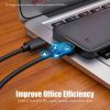 Дата кабель USB 3.0 AM/AM 0.5m 5Gbps black Essager (EXCAA-YTB01) изображение 5