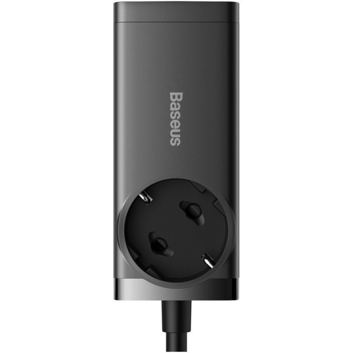 Зарядное устройство Baseus AC + 2xUSB-C 65W + 2xUSB black (PSZM000901) изображение 4