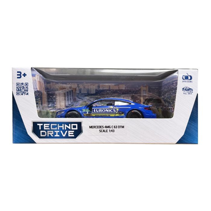 Машина TechnoDrive Mercedes-AMG C63 DTM (синій) (250355) зображення 2