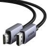 Кабель мультимедійний DisplayPort M to HDMI M 1.5m V2.0 4K30Hz DP125 black Ugreen (35841) зображення 4