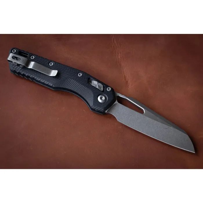 Ніж Microtech MSI Stonewashed G10 Black (210-10FLGTBK) зображення 6