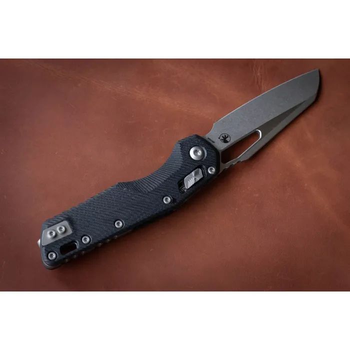 Ніж Microtech MSI Stonewashed G10 Black (210-10FLGTBK) зображення 7