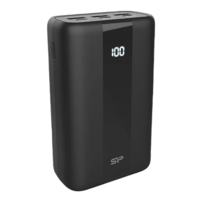 Батарея універсальна Silicon Power 30000mAh QX55, PD/20W, QC/3.0/22.5W, Black (SP30KMAPBKQX550K) зображення 2