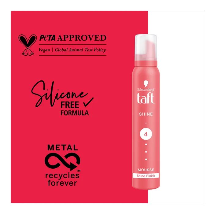 Пенка для волос Taft Shine 4 200 мл (3838824083667) изображение 6