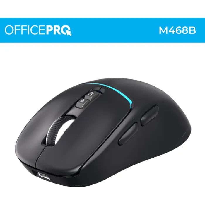 Мышка OfficePro M468W Wireless/Bluetooth White (M468W) изображение 4