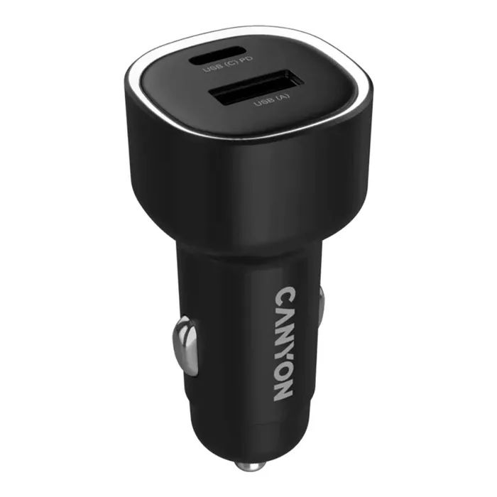 Зарядное устройство Canyon 1xUSB + 1xUSB-C PD48W black (CNE-CCABR3AC) изображение 5