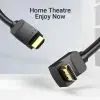 Кабель мультимедийный HDMI M to HDMI M 3.0m 4K60Hz 90° corner black Vention (AAQBI) изображение 10
